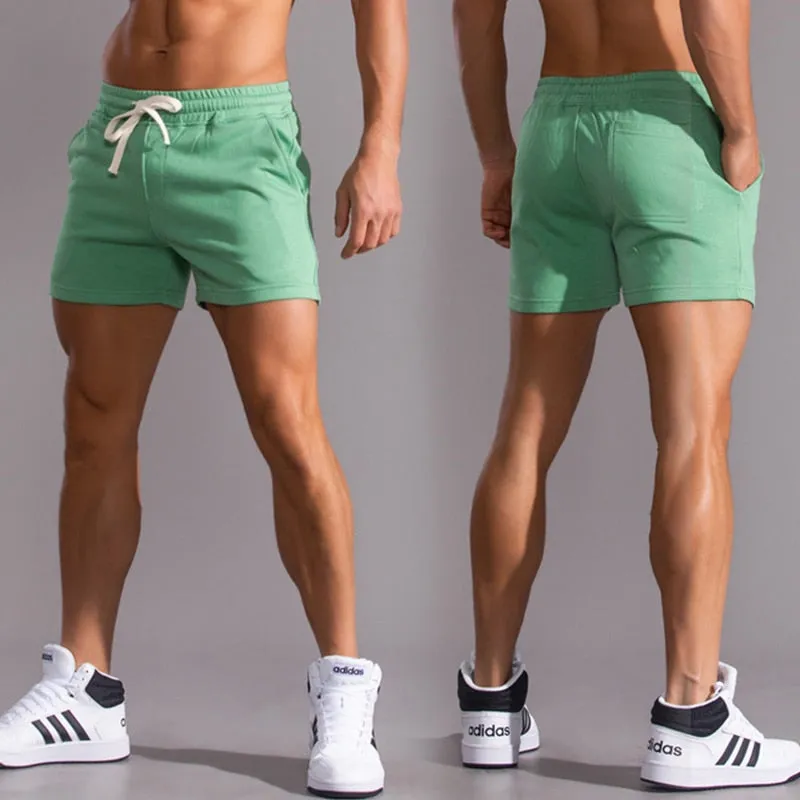 Cotton Casual Jogging Shorts Quick Dry Fitness Running Shorts Fashion Men Short Pants