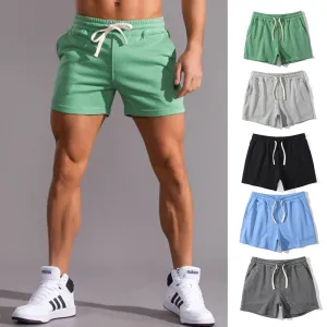 Cotton Casual Jogging Shorts Quick Dry Fitness Running Shorts Fashion Men Short Pants