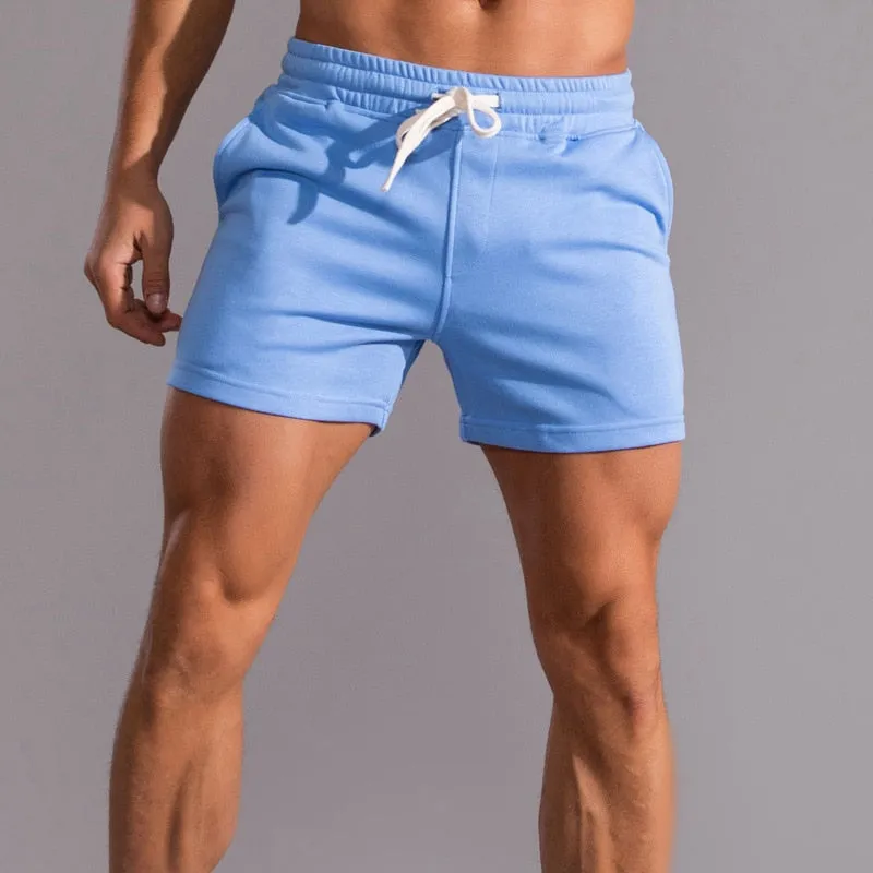 Cotton Casual Jogging Shorts Quick Dry Fitness Running Shorts Fashion Men Short Pants