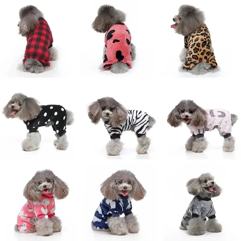 Cozy Halloween Pajamas for Small Dogs