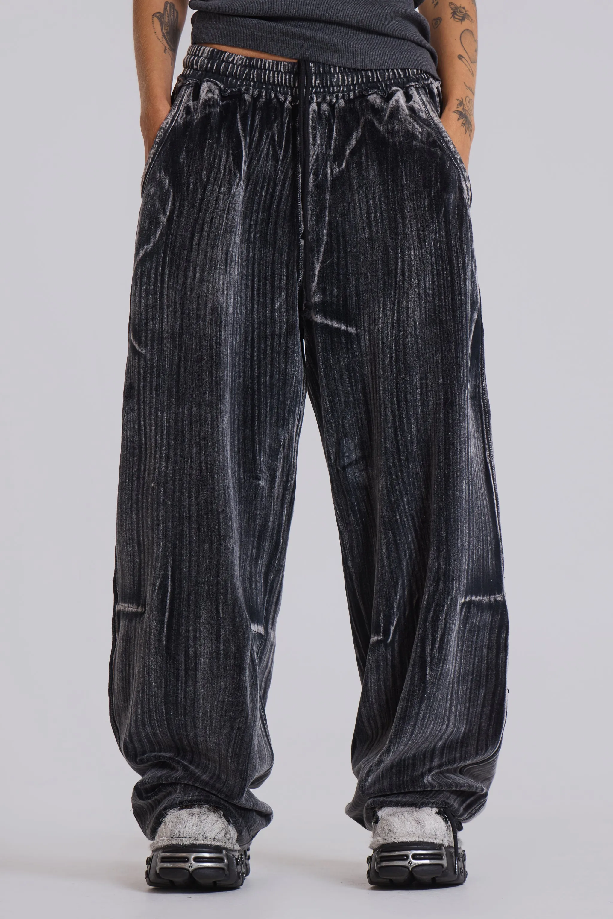 Crease Velour Monster Joggers