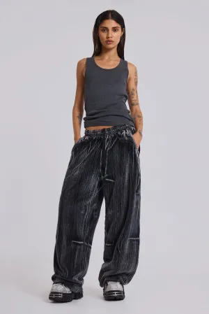 Crease Velour Monster Joggers