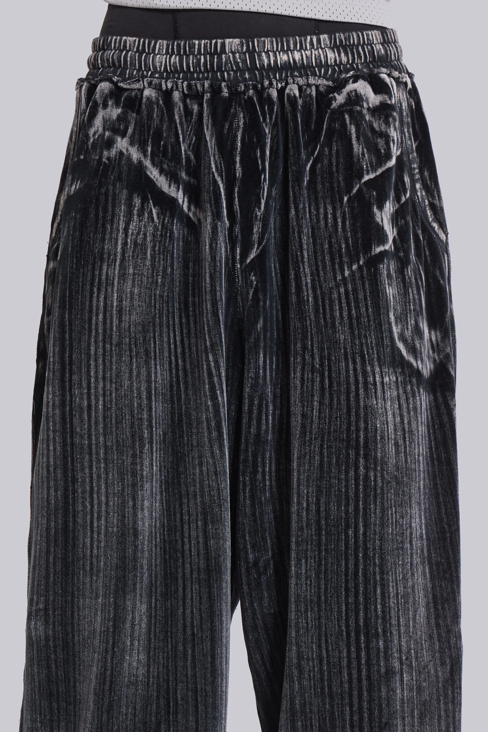 Crease Velour Monster Joggers