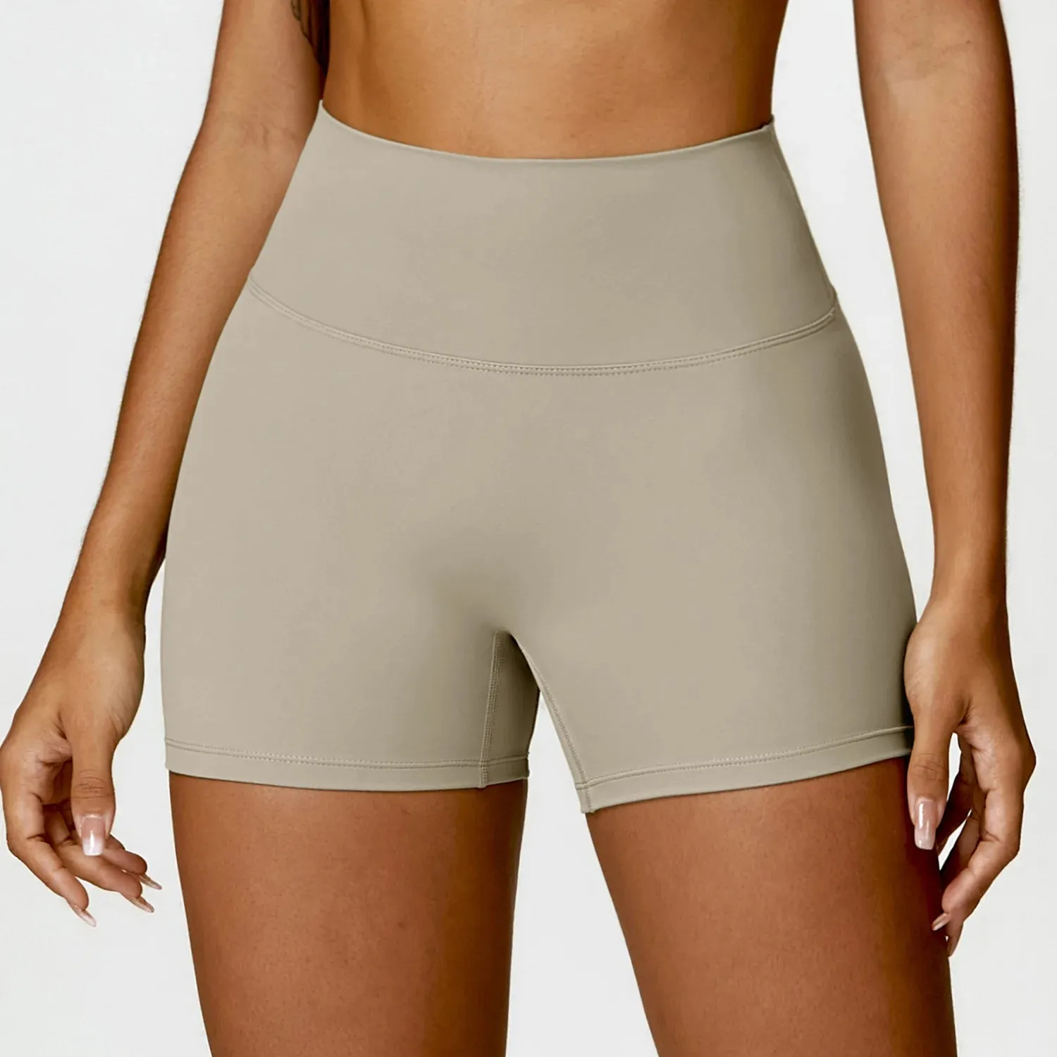 Ctenkevet Solid Color Women Fitness Quick-Dry Sport Short