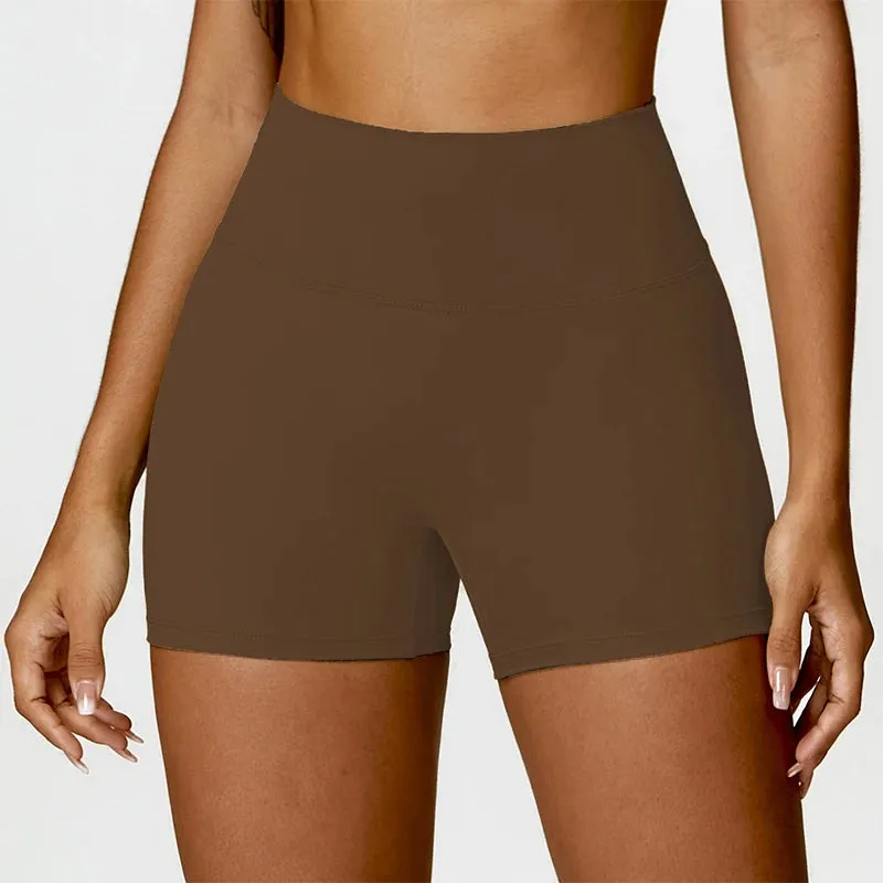 Ctenkevet Solid Color Women Fitness Quick-Dry Sport Short