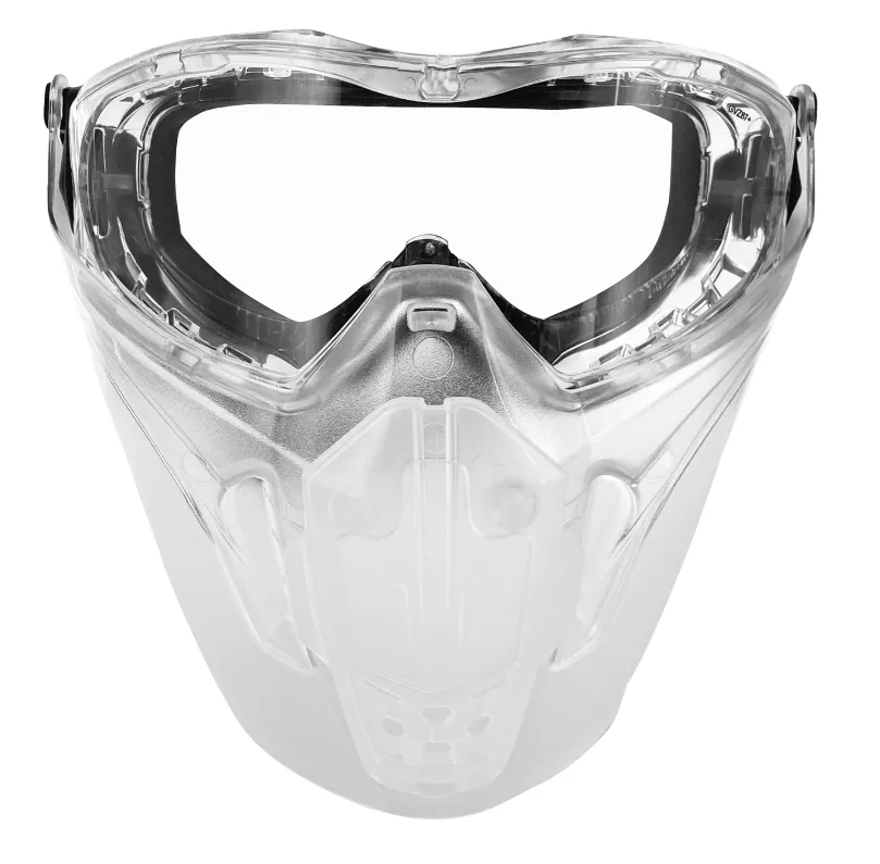Cyborg Urban Mask & Goggles for Open Face Helmet