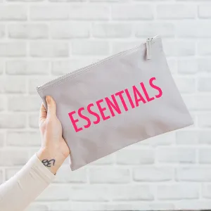 Essentials Oversized Pouch - Grey