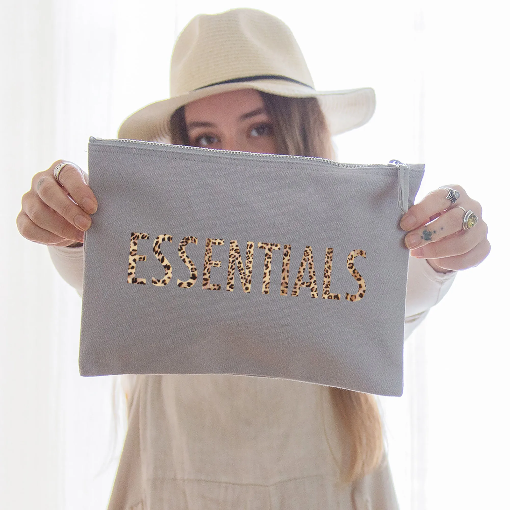 Essentials Oversized Pouch - Grey