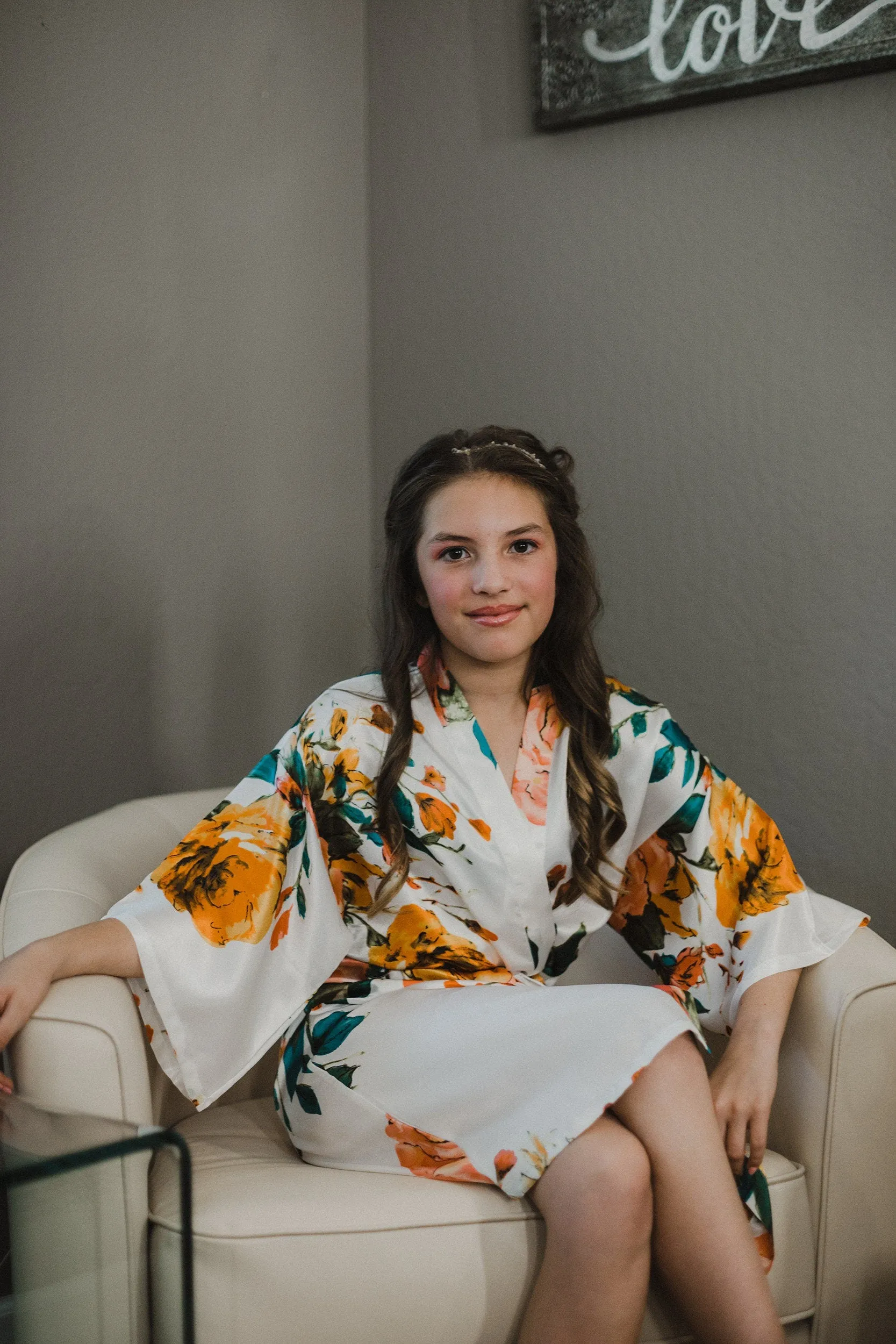 Floral Robes for Bridesmaids Kimono, Personalized Robes for Bridesmaids Plus Size, Rose Bridesmaid Robe Set, Bridesmaid Robes with Greenery