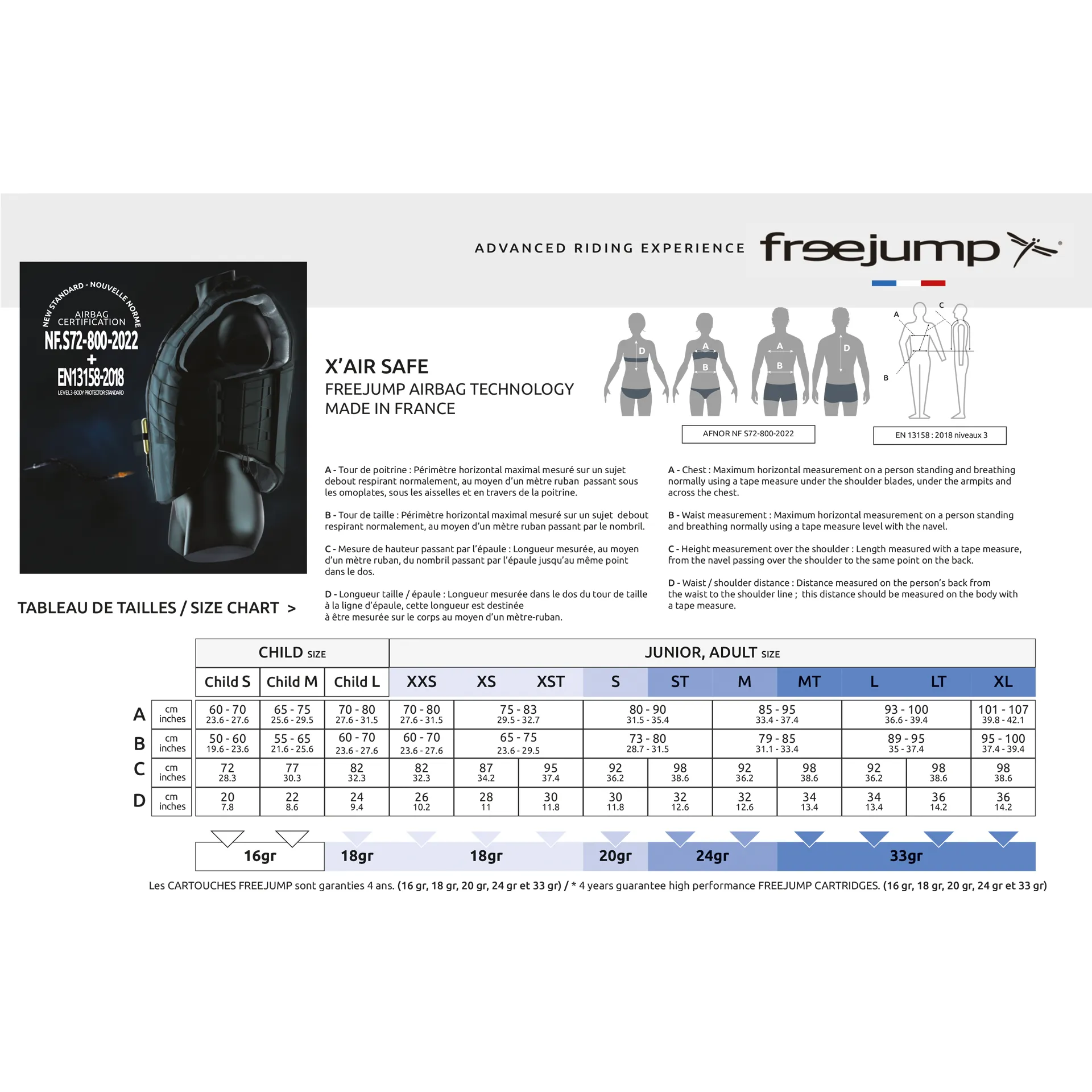 Freejump X'Safe Air Body Protector