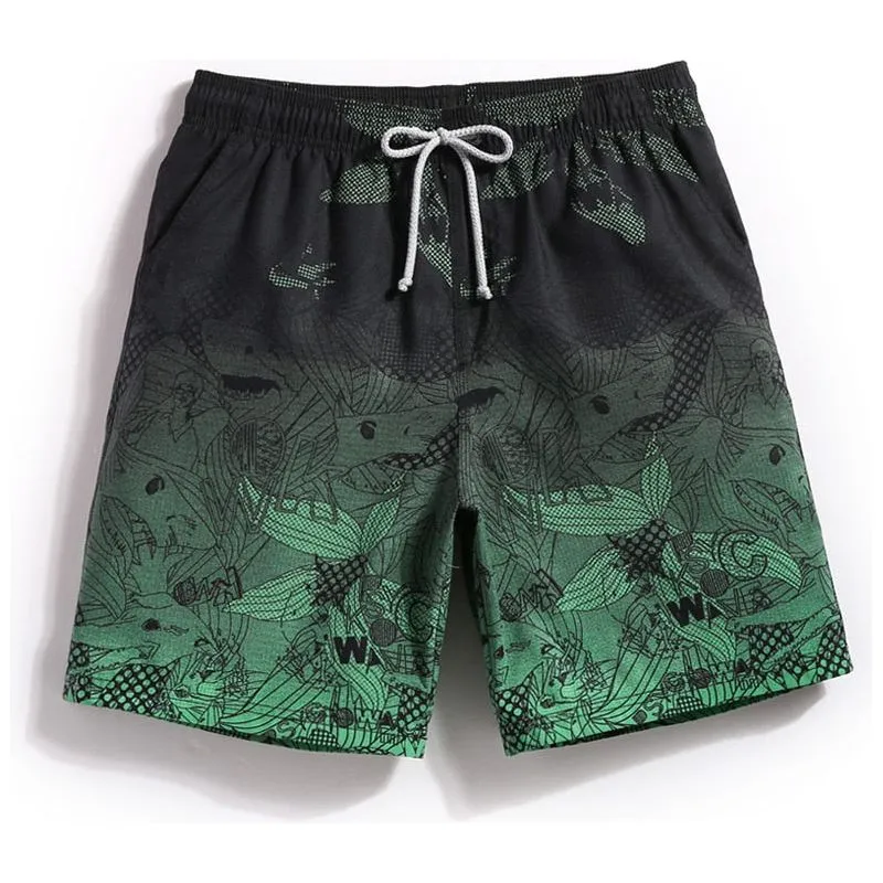 GAILANG Brand Men's Quick Dry Swimwear Beach Shorts Boardshorts Men's Bermuda