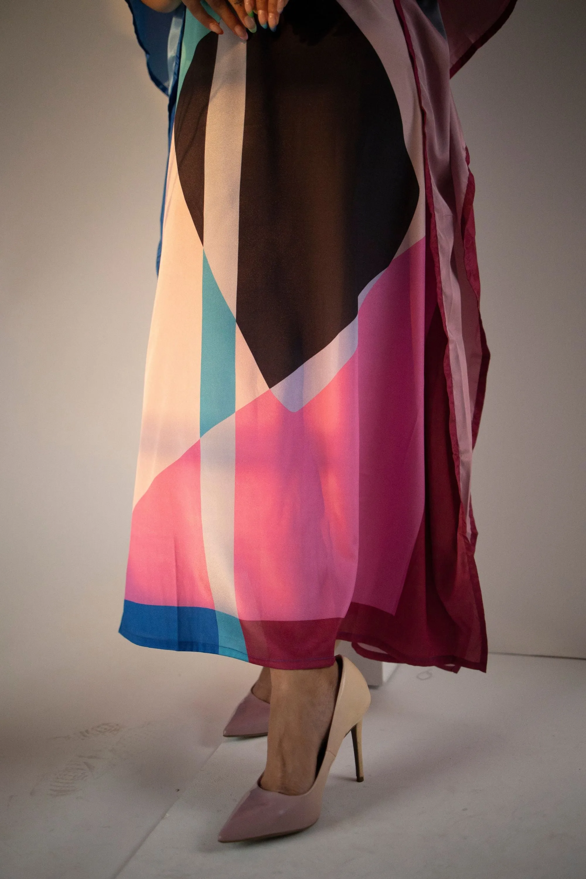 Geocolor Wave Kaftan