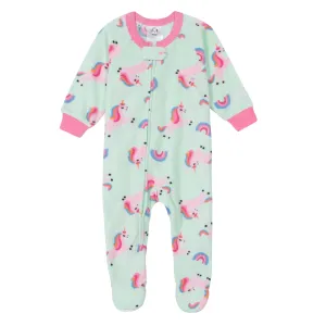 Gerber® Baby Girls Unicorn Fleece Pajamas