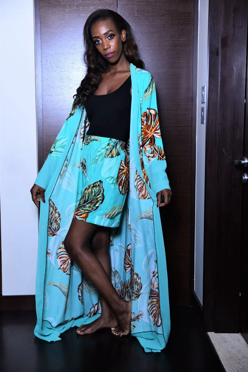Grammy 2 piece kimono & shorts set