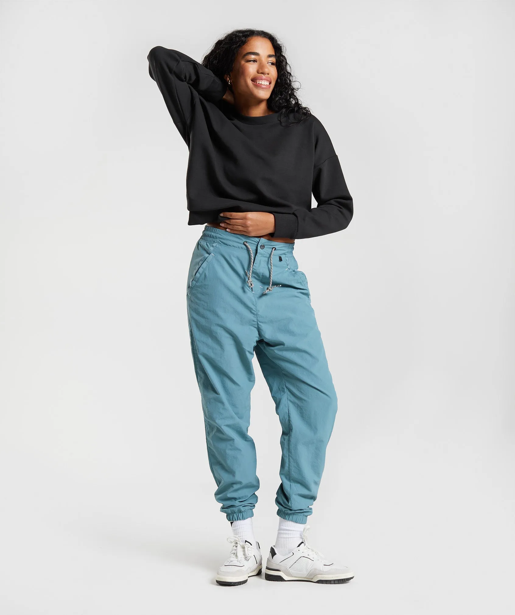 Gymshark Retake Track Joggers - Charred Blue