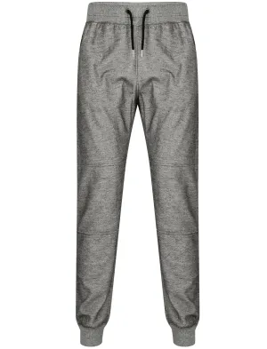 Harry Pique Slub Cuffed Joggers In Black - Dissident