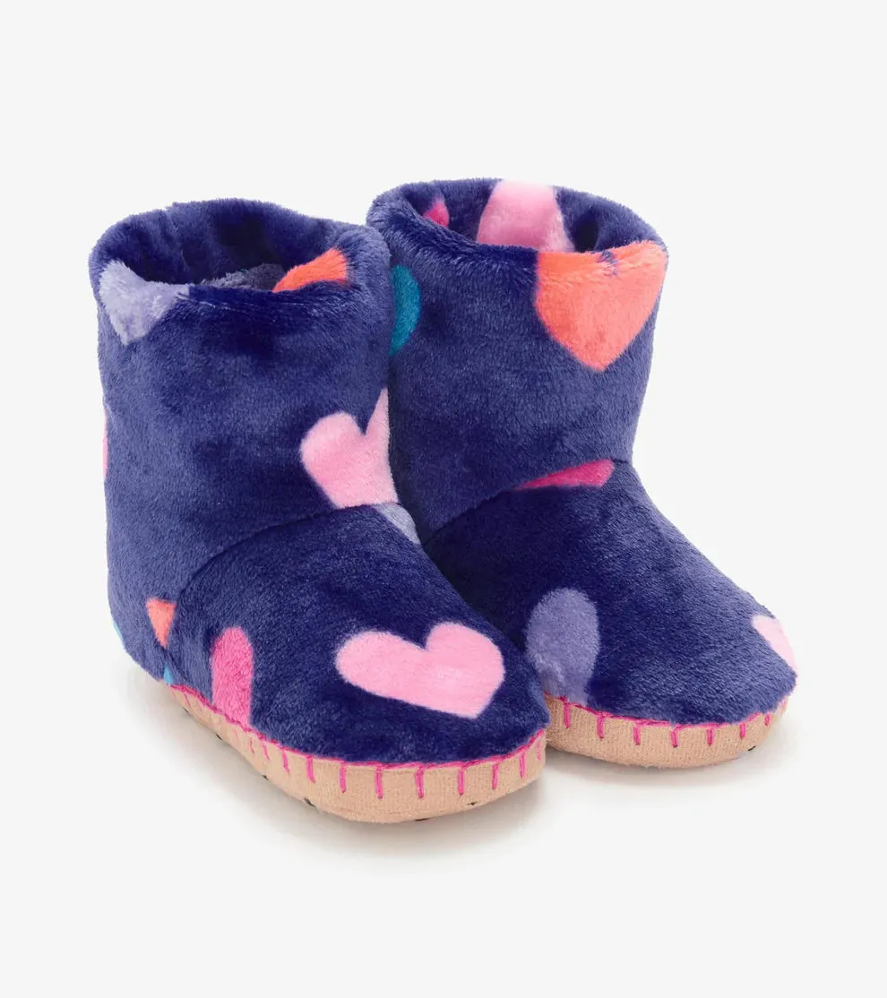 Hatley Hearts Fuzzy Fleece Robe