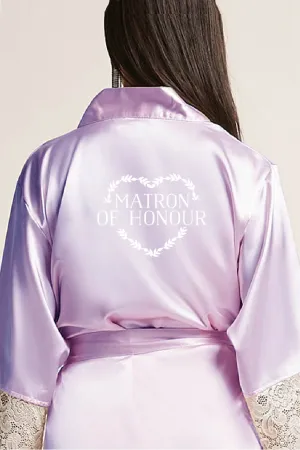 Heart Wreath Style - Matron of Honour Robe