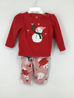 Just One You Made by Carters Child Size 12 Months Red Pajamas - girls