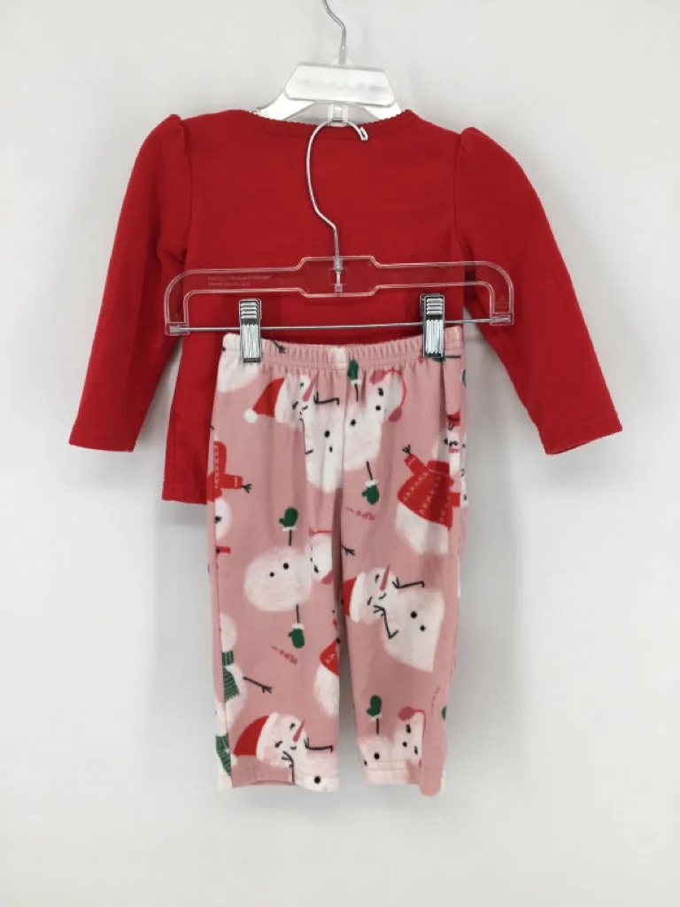 Just One You Made by Carters Child Size 12 Months Red Pajamas - girls
