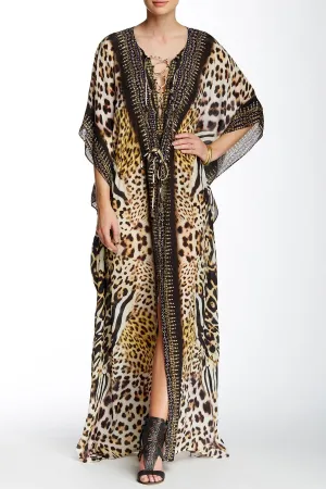 Leopard Print Resort Dresses Women