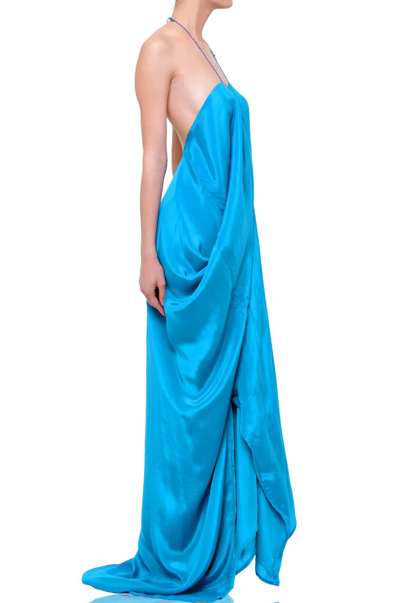 Light Blue Kaftan Dress