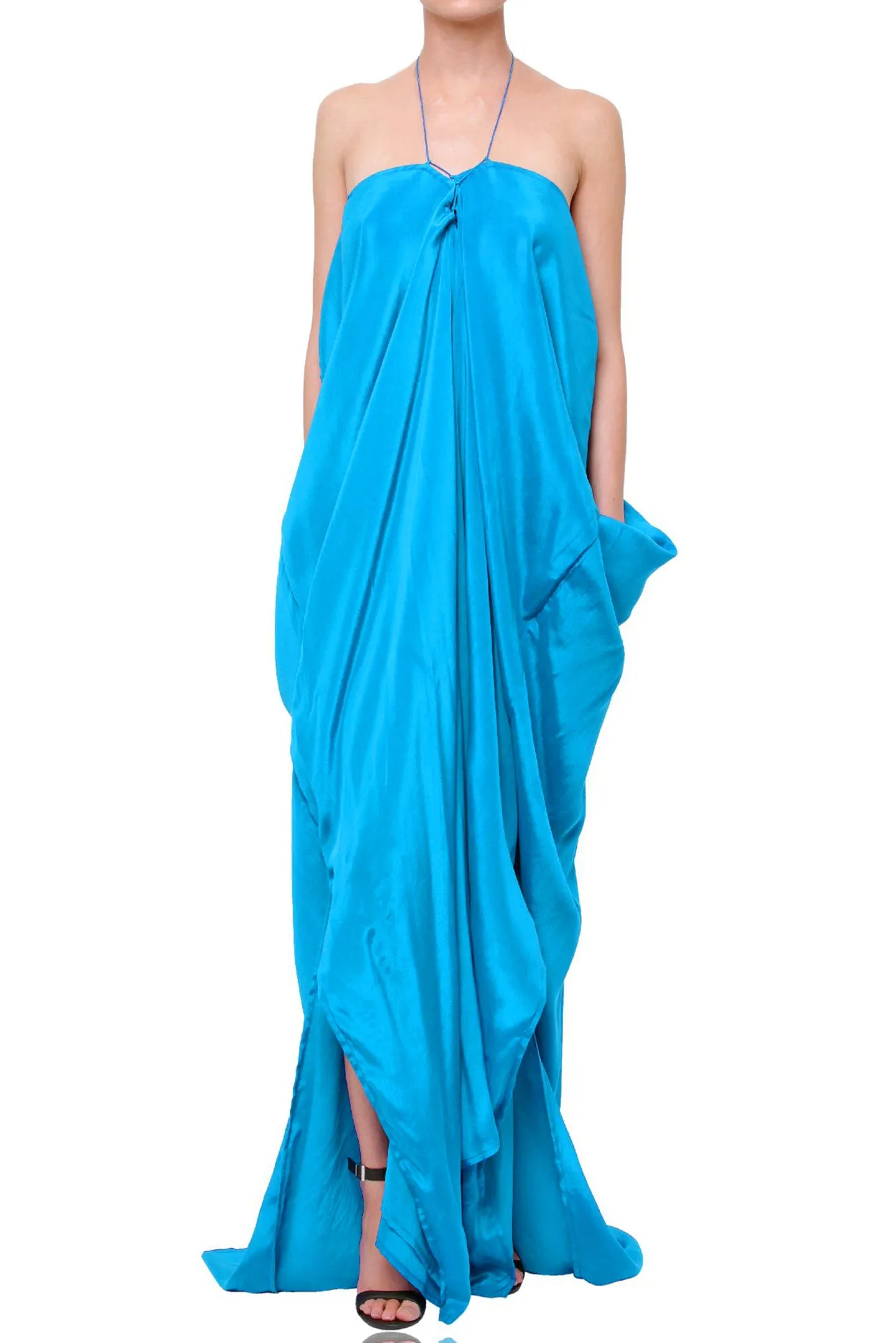 Light Blue Kaftan Dress