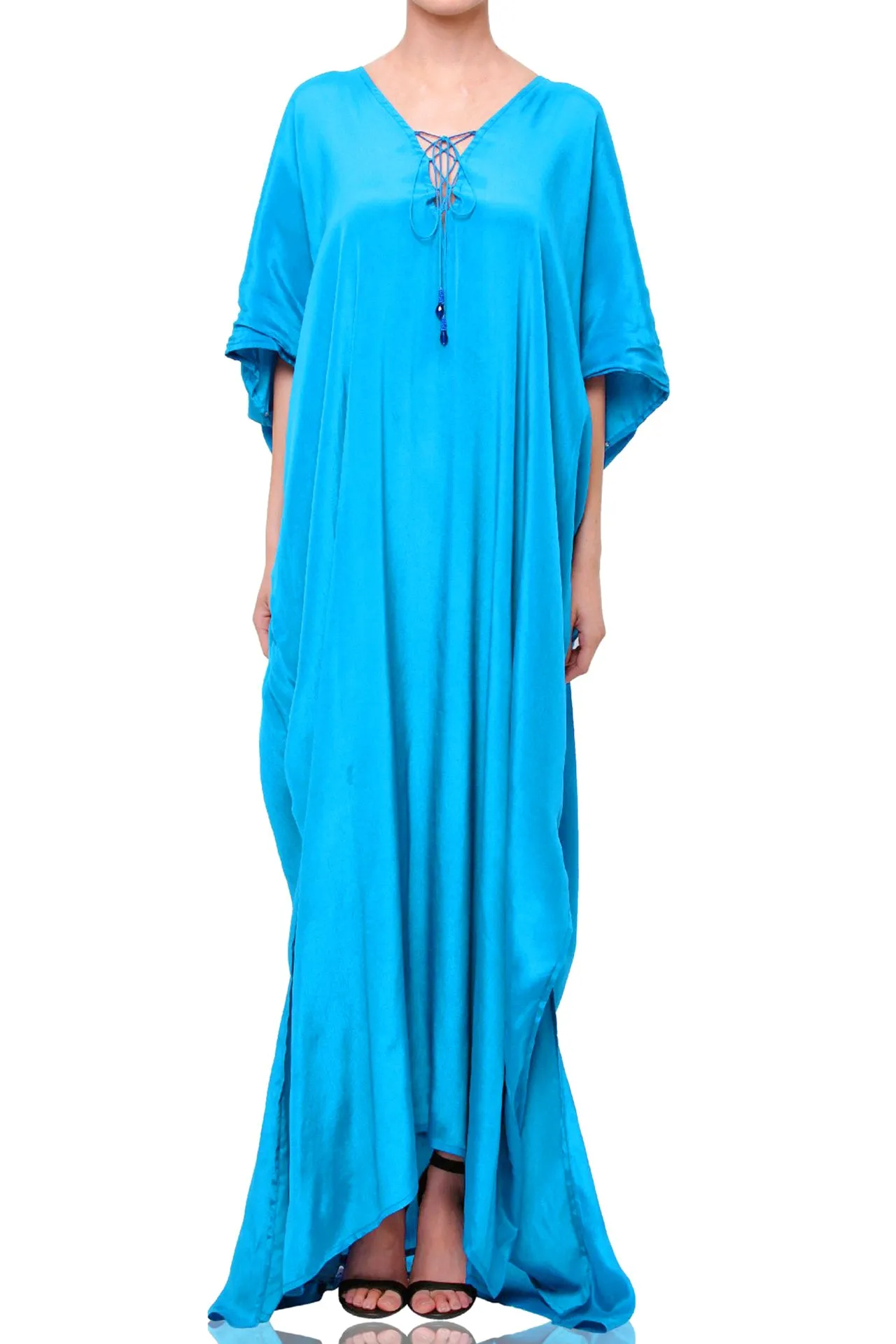 Light Blue Kaftan Dress