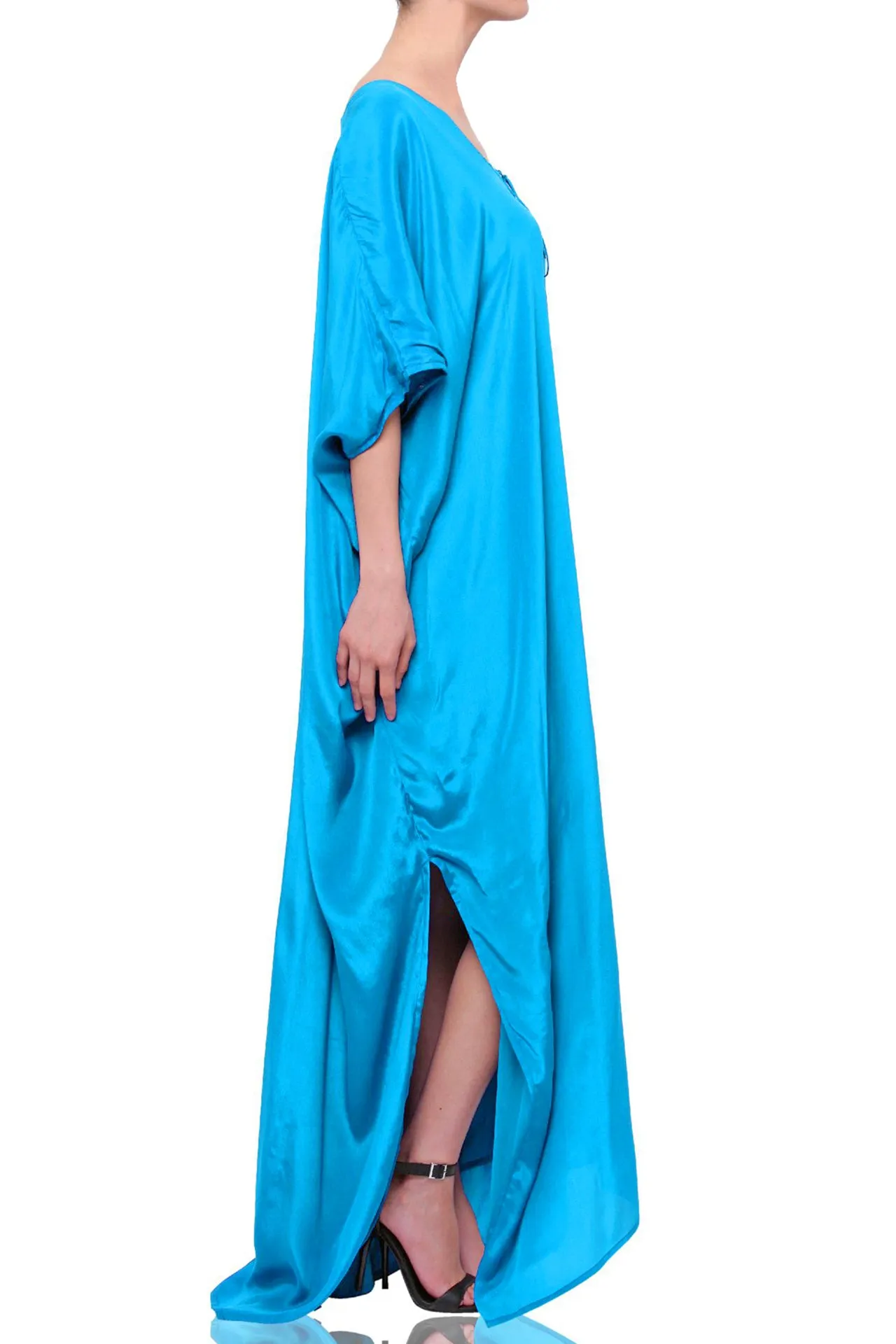 Light Blue Kaftan Dress