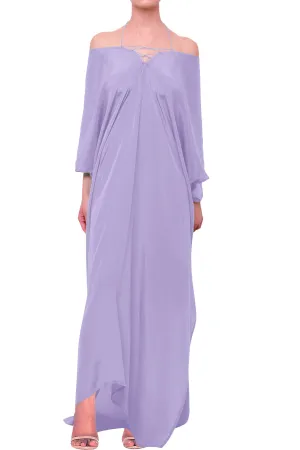 Lilac Color Kaftan