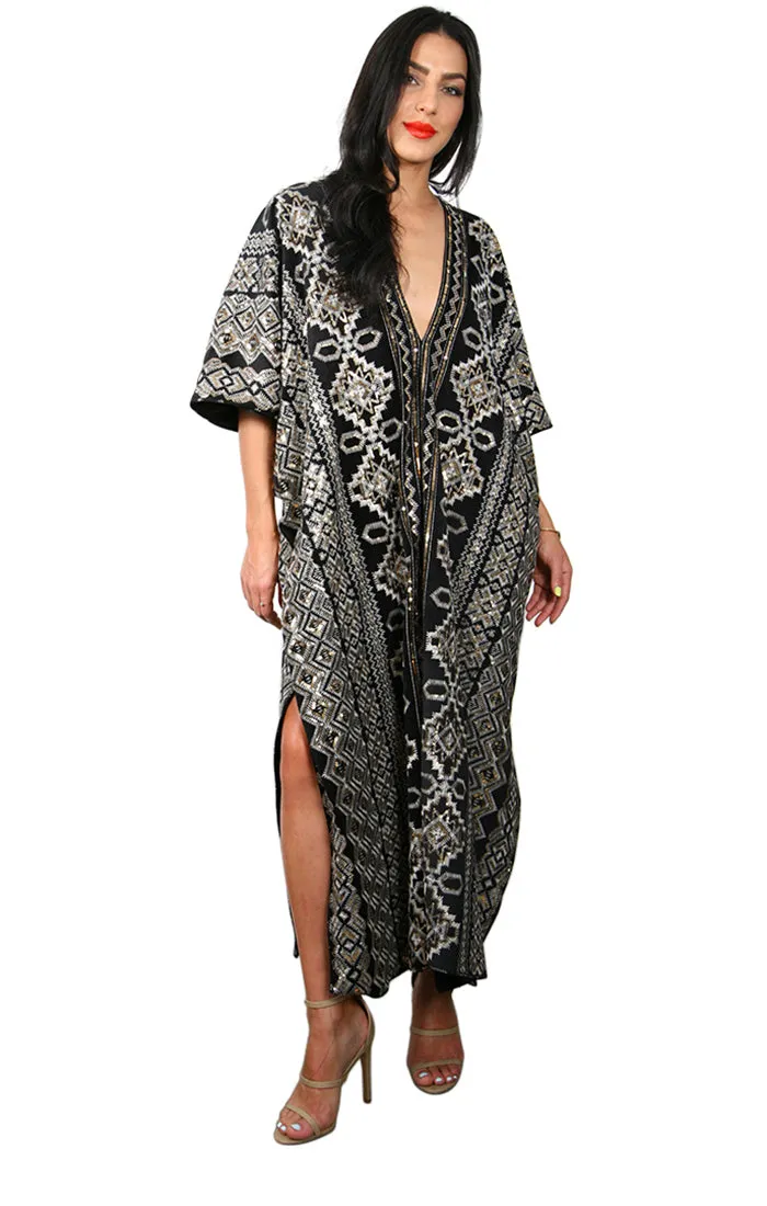 Majestic - V neck Kaftan