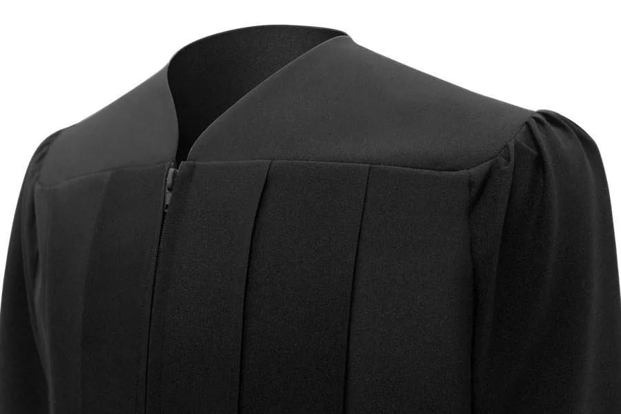 Matte Black Choir Robe