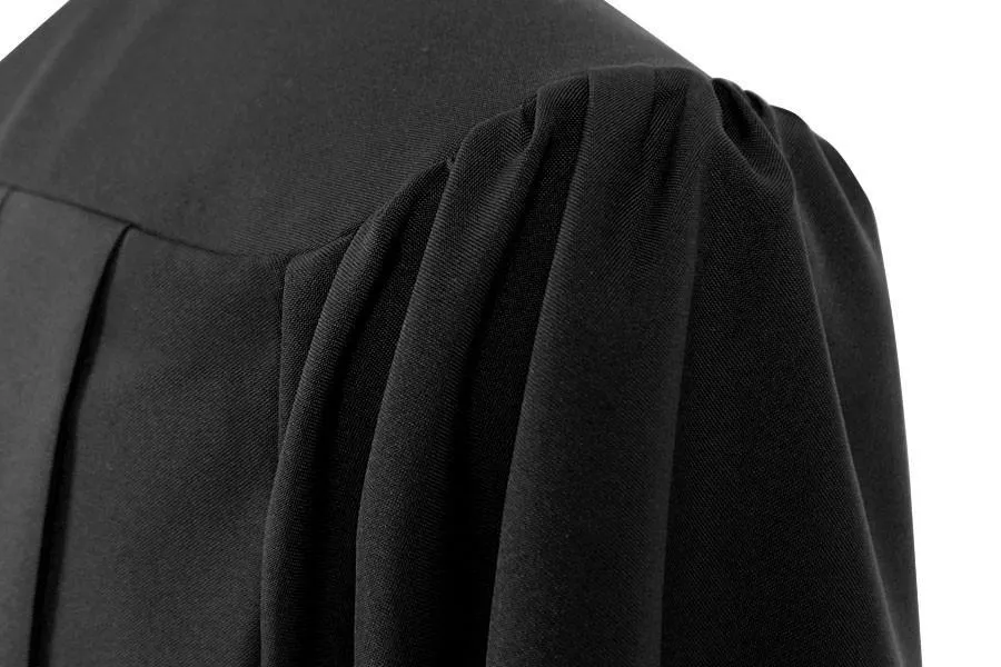 Matte Black Choir Robe