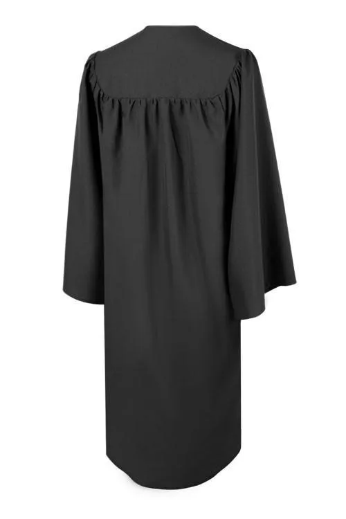 Matte Black Choir Robe