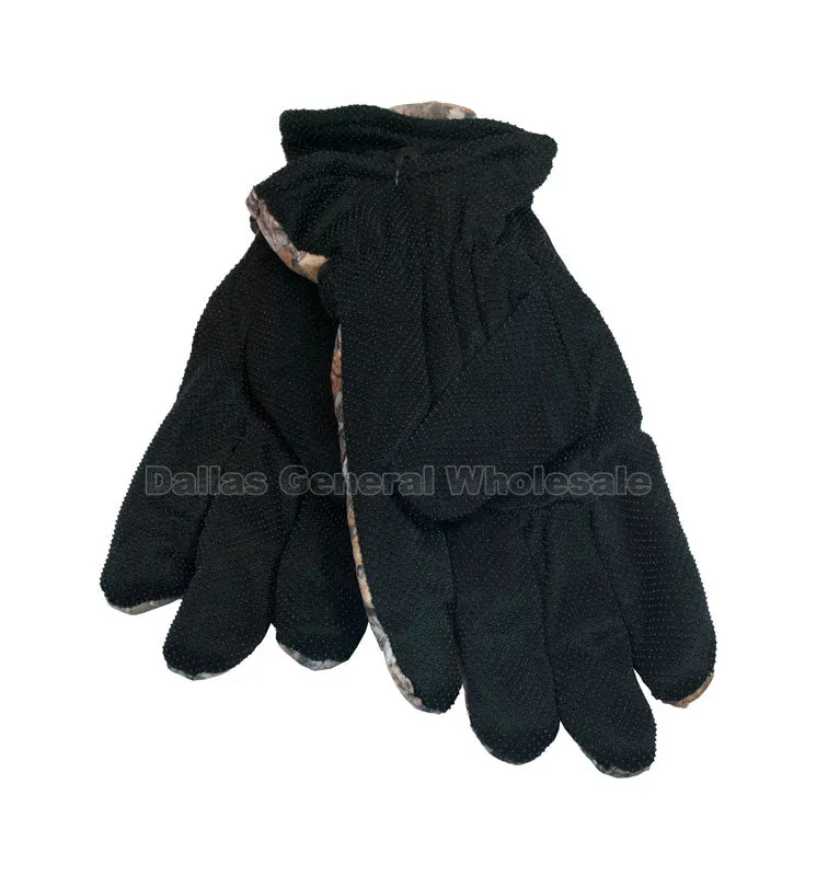 Men Camouflage Heavy Insulated Gloves Wholesale