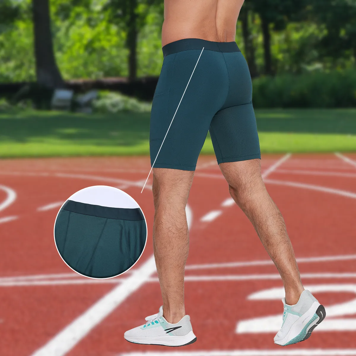 Men's Compression Running Shorts