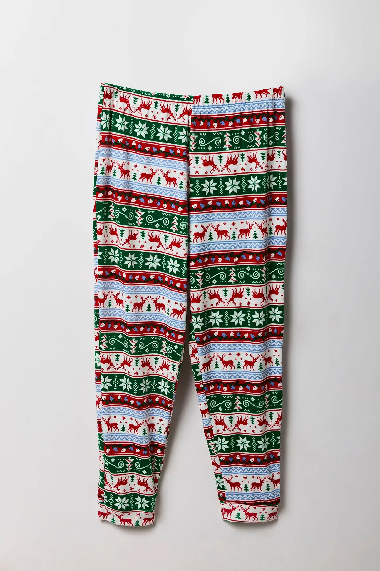 Mens Fammy Jammies Holiday Fair Isle 2 Piece Pajama Set