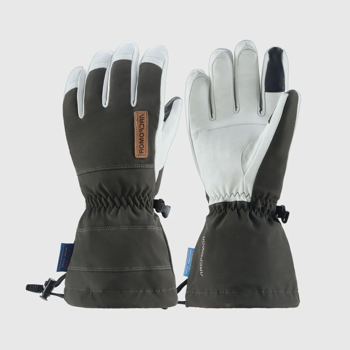 Men's Winter Gloves - Waterproof and Touchscreen for Cold Days