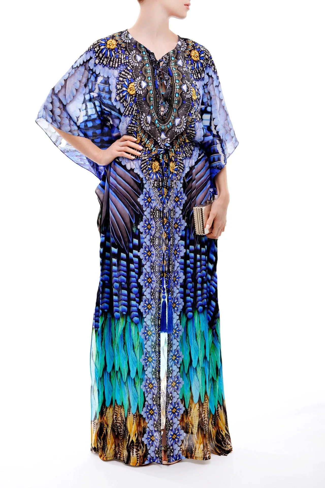 Multi-Wear Blue Kaftan