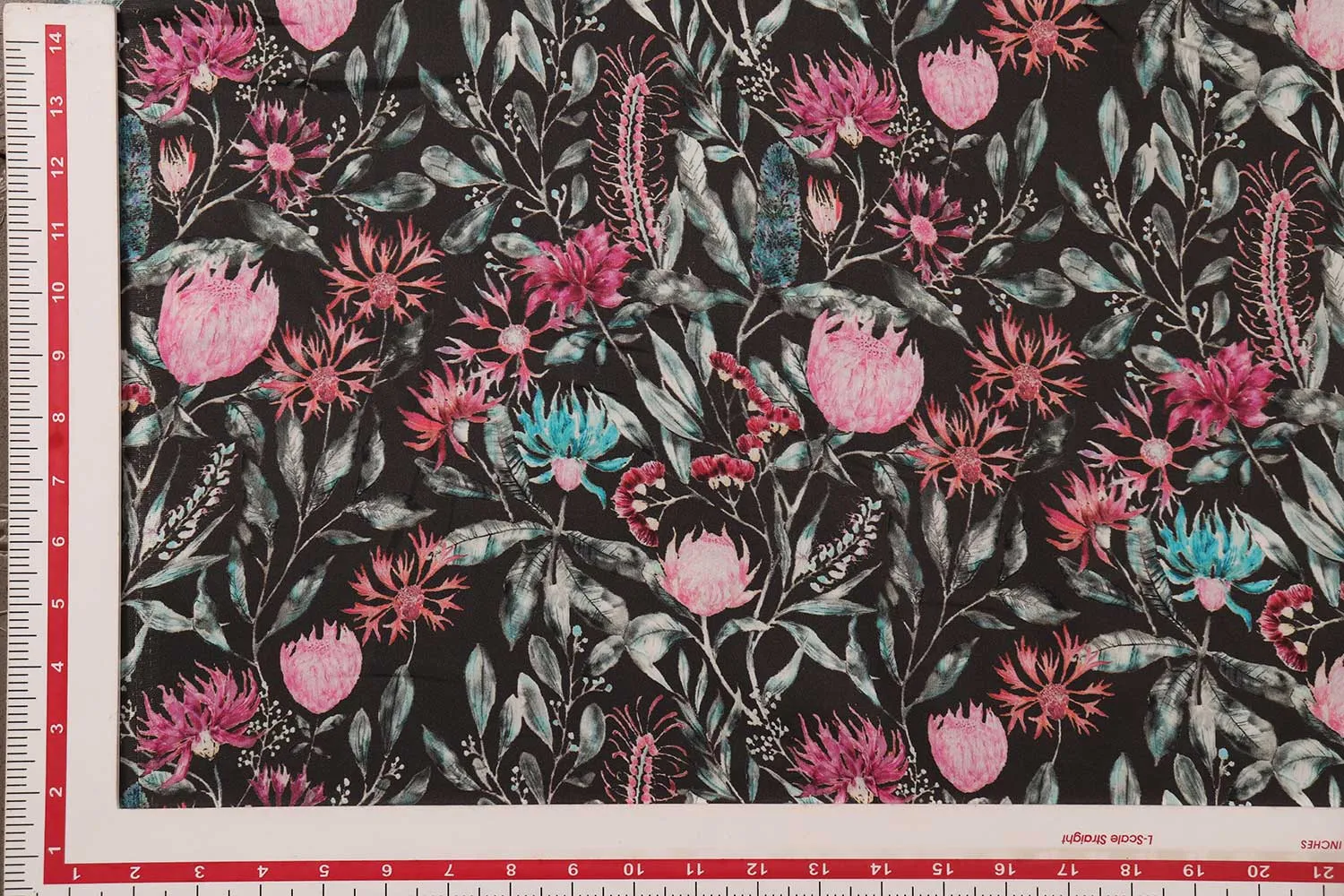 Multicolor Traditional Printed Cotton Satin Fabric