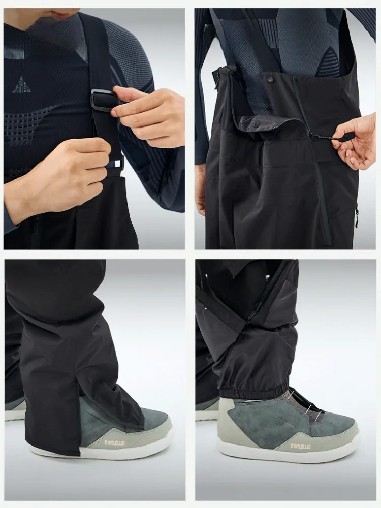 NANEND Pro 3L Fleece Ski Bib Pants - Men's