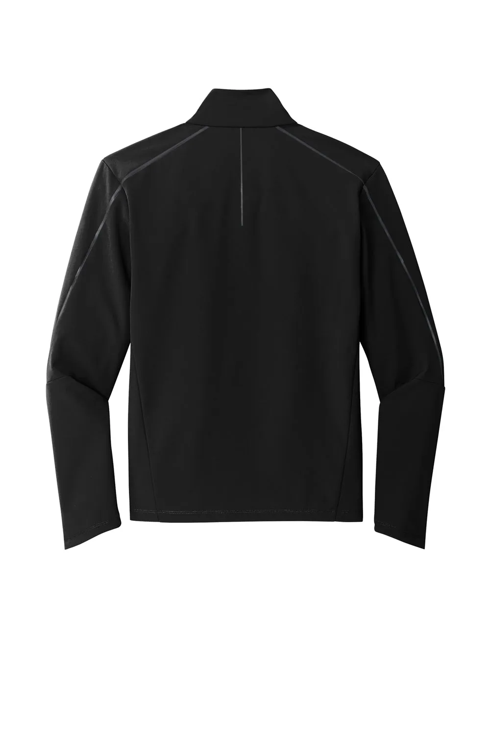 Ogio Mens Commuter Water Resistant Full Zip Soft Shell Jacket - Blacktop