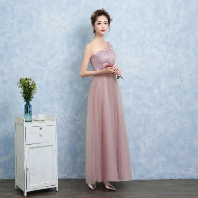 One shoulder bridesmaid dress