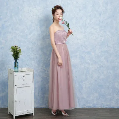 One shoulder bridesmaid dress