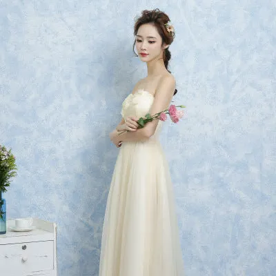 One shoulder bridesmaid dress