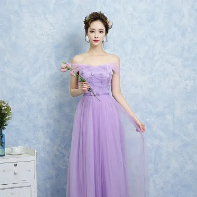 One shoulder bridesmaid dress