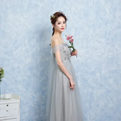 One shoulder bridesmaid dress