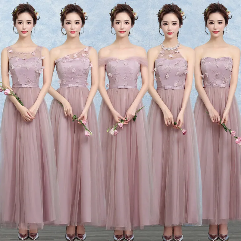 One shoulder bridesmaid dress