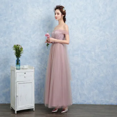 One shoulder bridesmaid dress