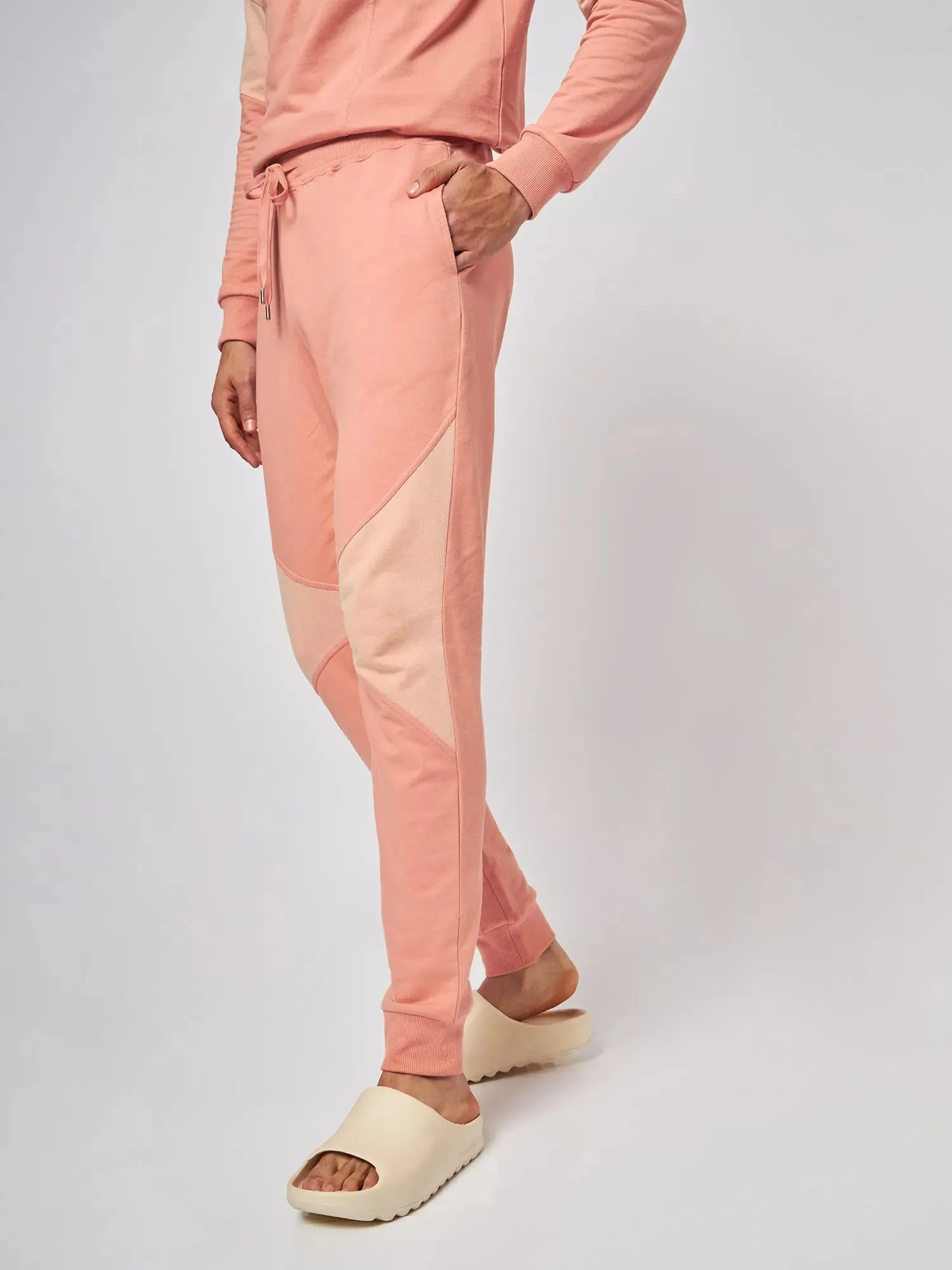 Osaka Orange Patchwork Joggers